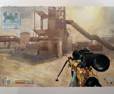 [MW2] Here’s a painting I did of the good ol days of COD.