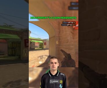 Xkacpersky Clean Headshots Only #cs2 #csgo #counterstrike #cs2clips  #faceit #faceit10lvl #gaming