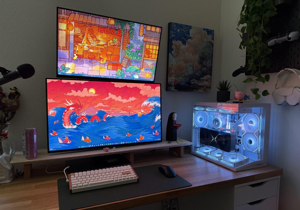 Upgraded PC and monitor