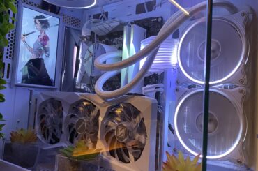 My gaming setup 🤍