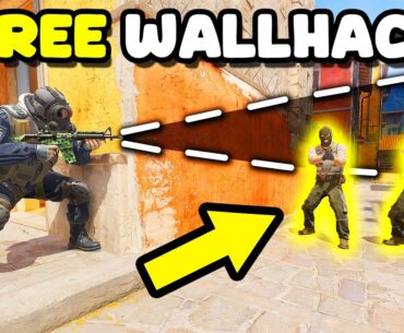 VALVE ADDED FREE WALLHACK! - CS2 BEST MOMENTS #116