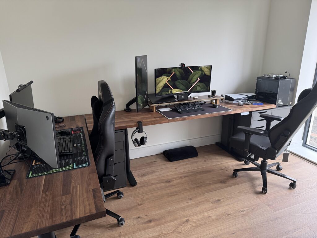 [WIP] Dual Karlby Standing Desk Setup