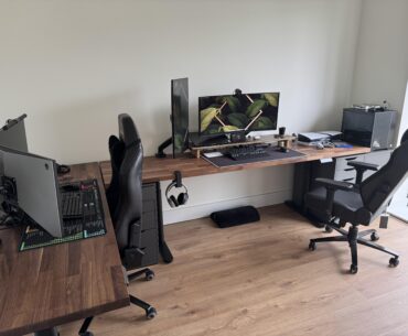 [WIP] Dual Karlby Standing Desk Setup