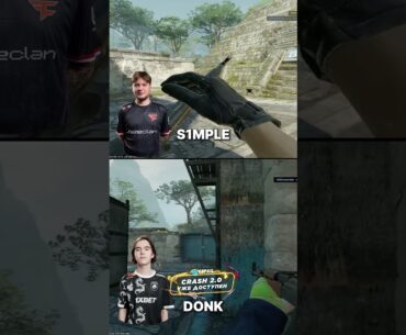 DONK vs S1MPLE  #counterstrike2 #cs2 #csgo #cs2clip #donk #faceit #faceit10lvl