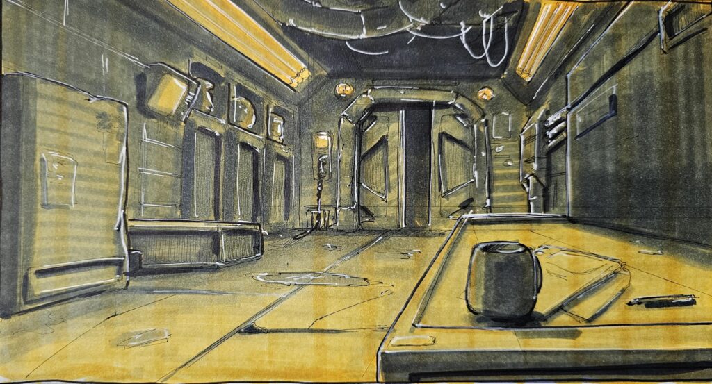 ... you hear that? (My sketching workout of the day).