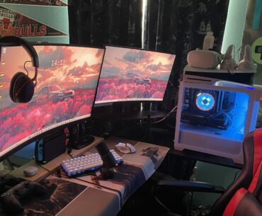 My son wants you to rate his setup.