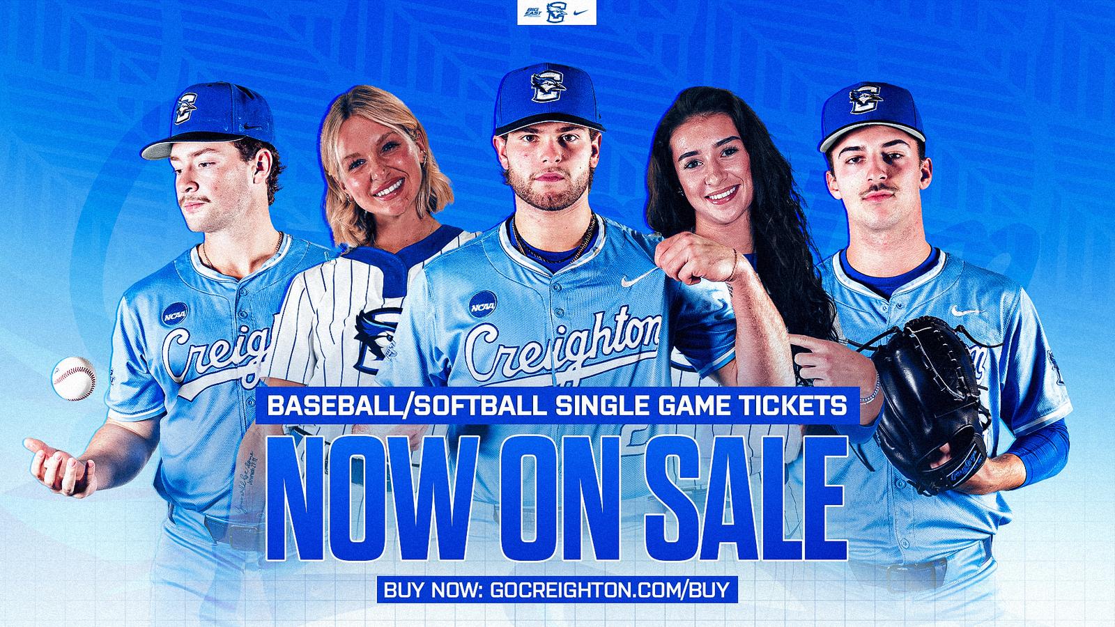Single-Game Tickets for Baseball & Softball Available SB Preview Graphic