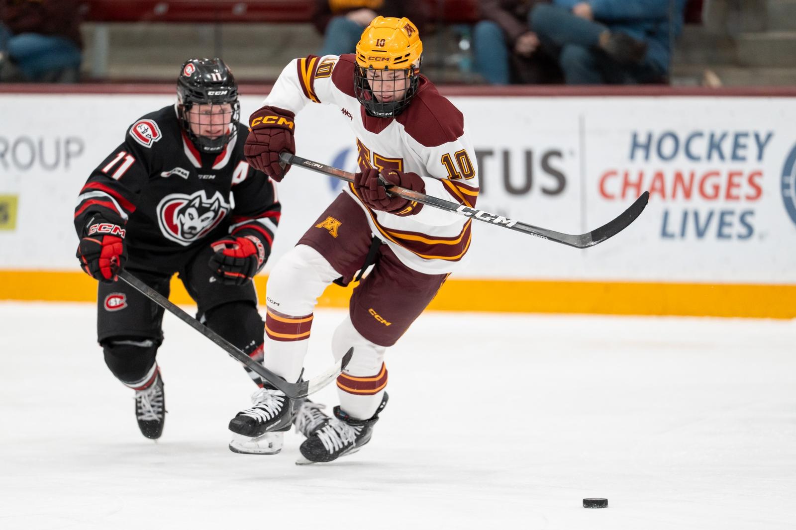Huskies Edge Gophers in Overtime, Take Game One of WCHA Quarterfinal Series Plosova_Tereza
