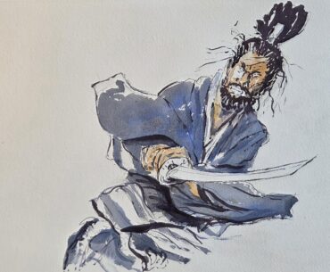 A Ghost of Tsushima inspired sketch