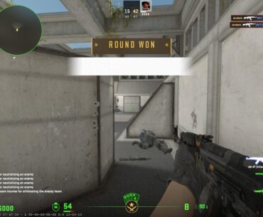First time I win with a difference of more than 20 on Aim Rush against 4 bots