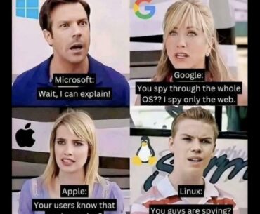 Linux be like