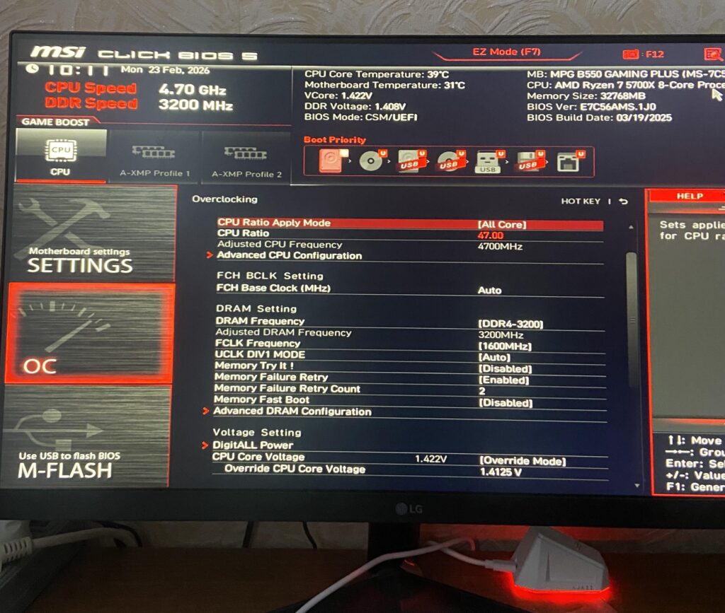 Overclock ryzen 7 5700x Overclock ryzen 7 5700x
