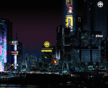 I remade that sick Night City wallpaper and added Watson and Corpo Plaza for dual monitors
