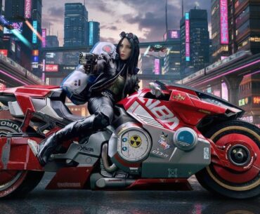 1/6 Customized V Figure (Motorbike by Pure Arts)