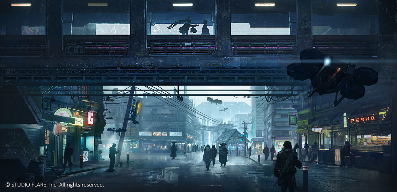 Key visuals of Studio Flare's upcoming title