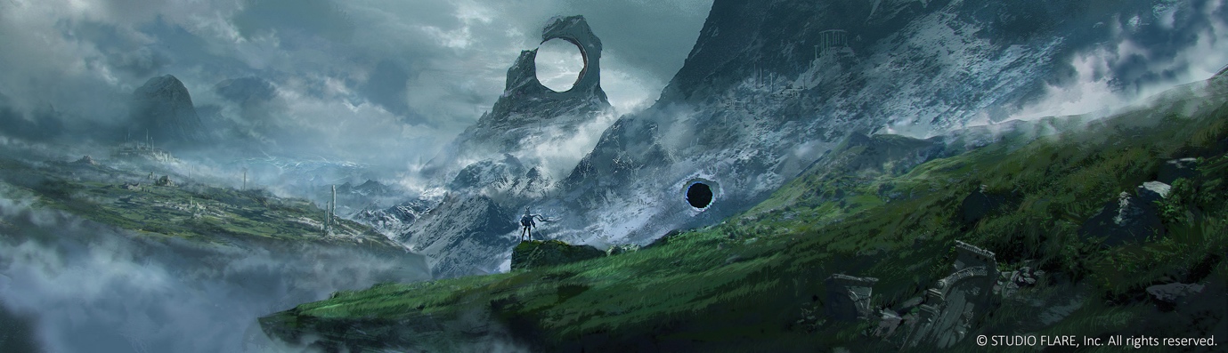 Key visuals of Studio Flare's upcoming title