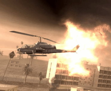 [COD4] The model of the cobra helicopter in the 2016 remaster is different from the 2007 original, having 4 rotor blades instead of 2, which would mean it is an AH-1Z Viper, the upgraded variant of the cobra helicopter.