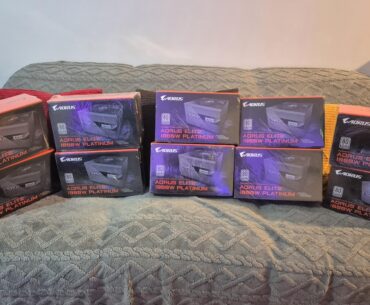 eBay business seller made price error but honoured sale, 10 platinum 1000w PSU's for £15 each