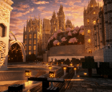 A French Gothic building I made in my Minecraft city