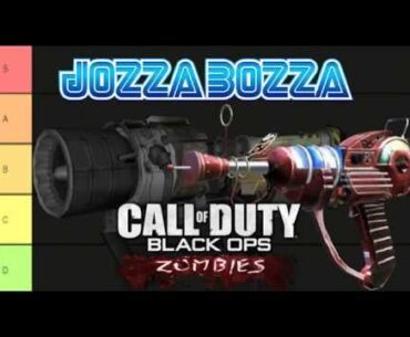 [BO] Zombie Gun Tier LIst