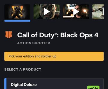 BO4 on sale on battle.net (Feb. 6 2026)