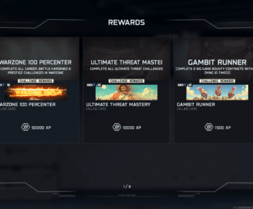 Warzone calling cards completed