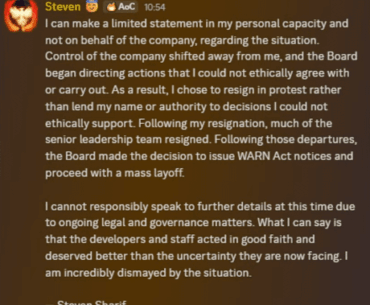 Intrepid Studios, developers of Ashes of Creation, lay off all 250~ staff and shut down the studio