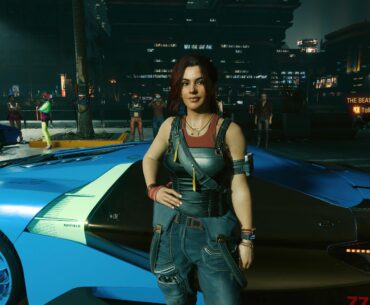 The prettiest chick in cyberpunk