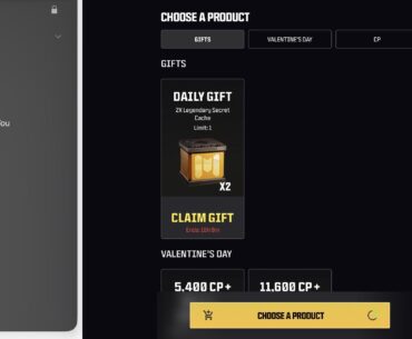 Don’t forget to claim today’s free rewards !