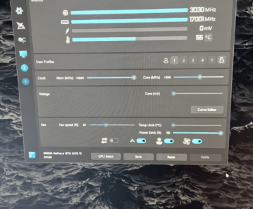 overclock en una 5070ti, es la primera vez que lo hago esta bien? recomendaciones perfo favor
