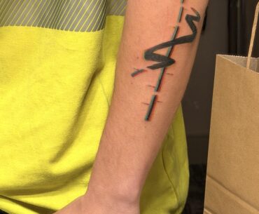Edgerunners tattoo as my fist ever tattoo