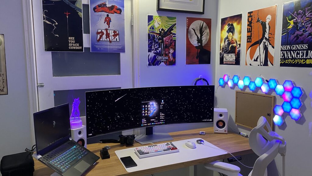 Built my dream setup around my new monitor! Thoughts?