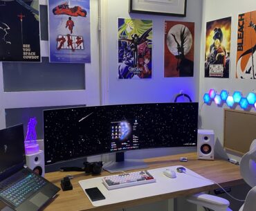 Built my dream setup around my new monitor! Thoughts?
