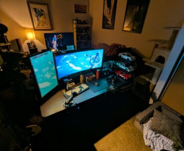 It's in the middle of the living room.