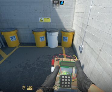 Why is there only 1 white decon bin in de_nuke