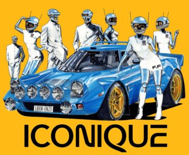 "Iconique" mixed media painting, what do you think?