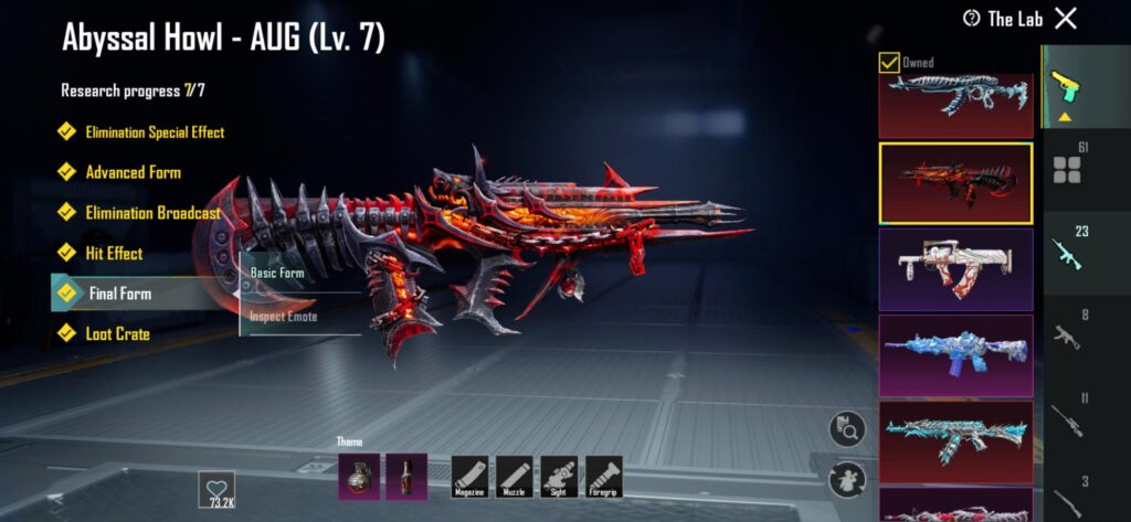 Abyssal Howl AUG is my favourite gun in the game.