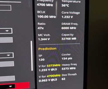 Question on CPU voltage readings.