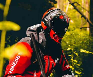 found a bonehead in the forest, decked in M56 head to toe