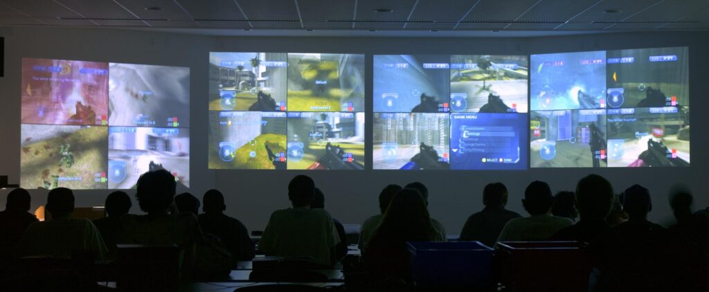 Peak Multiplayer Console Gaming, November 2005 (colorized)