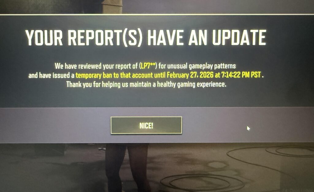 Why is using auto-aim cheats only a 24 hour ban…?