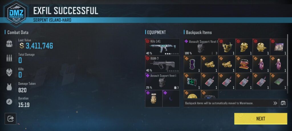 DMZ loot