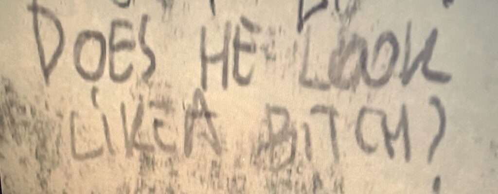 Nice lil Pulp Fiction reference on the roof of Misty’s Esoterica