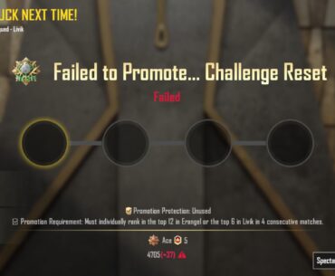 Promotion match failed