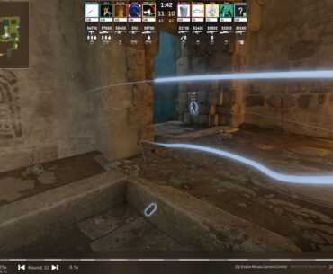 My smoke fell through the map on ancient :(