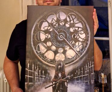 Bloodborne Lady Maria Painting (acrylics)