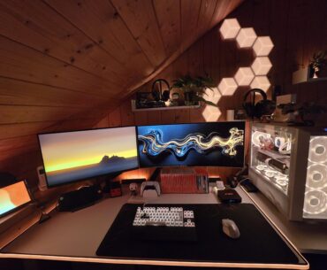 Made a few changes to the surroundings, my new battlestation