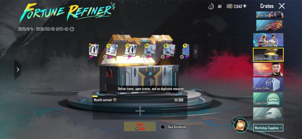 Any idea how much point you need to reach final stage? material stuff