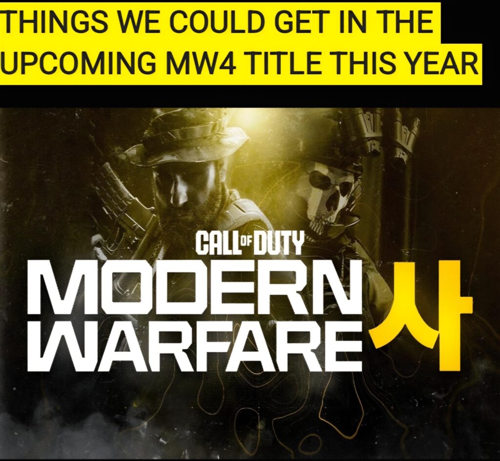 [Cod] let me hear your feedback on my opinion and what would you guys like to see or not see in the upcoming mw4?