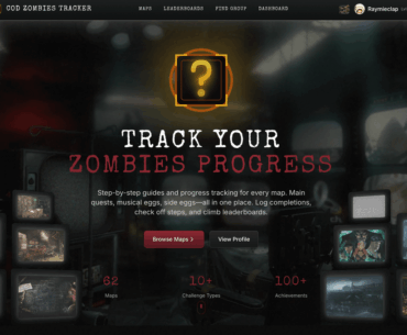 I Spent 6 Months Building A Cross Game CoD Zombies Tracker: XP Progression, Achievements, Challenges & Leaderboards, Easter Egg Guides Included